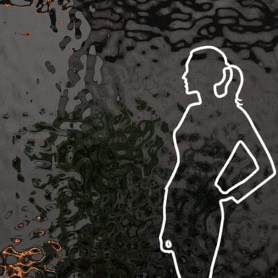 Panel dekoracyjny ze stali nierdzewnej – BLACK fala B002