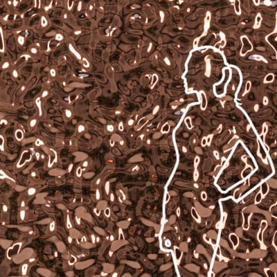 Panel dekoracyjny ze stali nierdzewnej AISI 316 (zewnętrzne) – COPPER fala 001