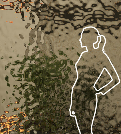 Panel dekoracyjny ze stali nierdzewnej – CHAMPAGNE fala B002