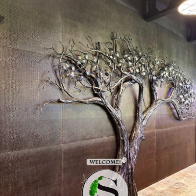 Decorative panel made of stainless steel - LEOPARD PRINT