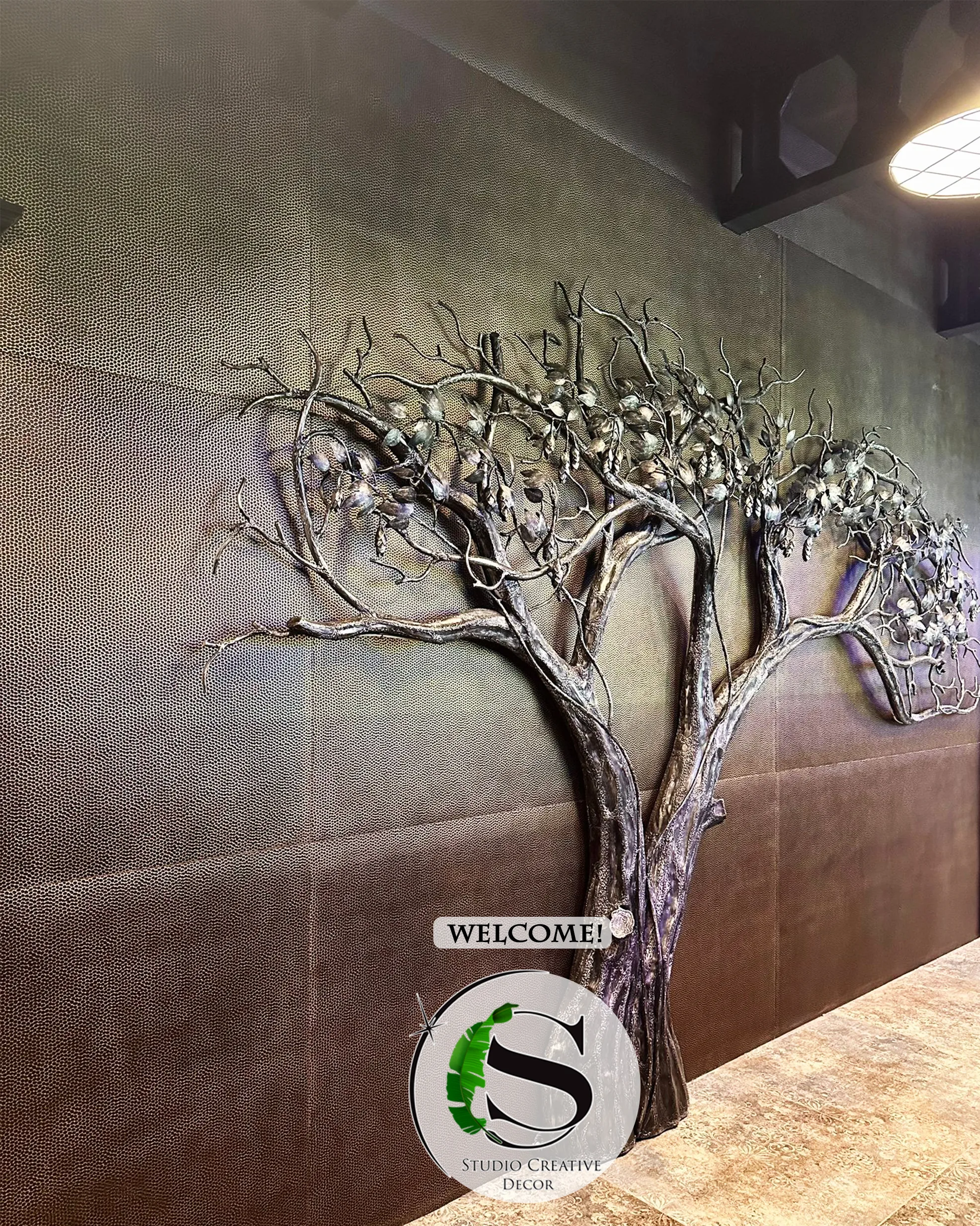 Decorative panel made of stainless steel - LEOPARD PRINT - Image 2