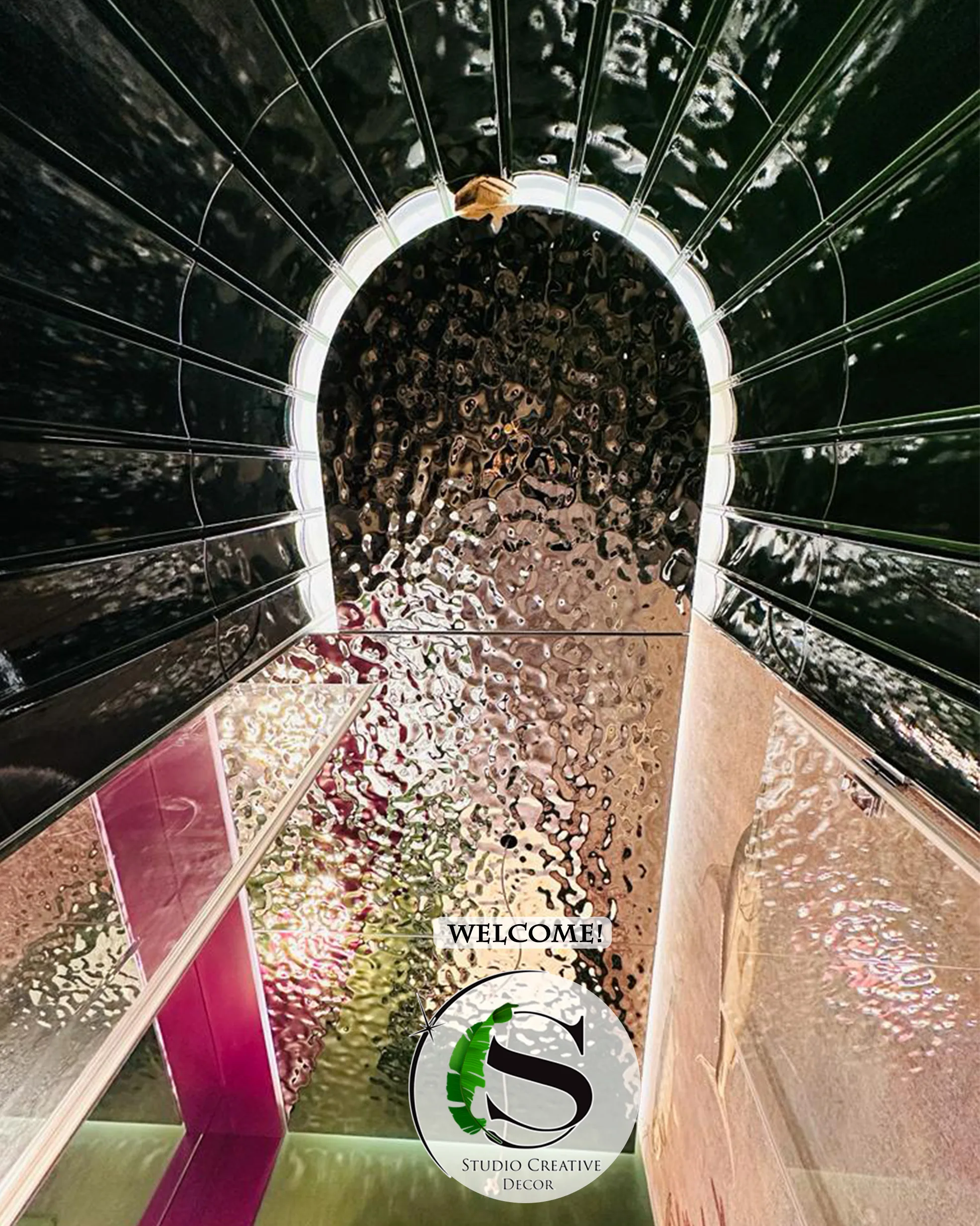 Panel dekoracyjny ze stali nierdzewnej – SILVER fala 001 - obrazek 3