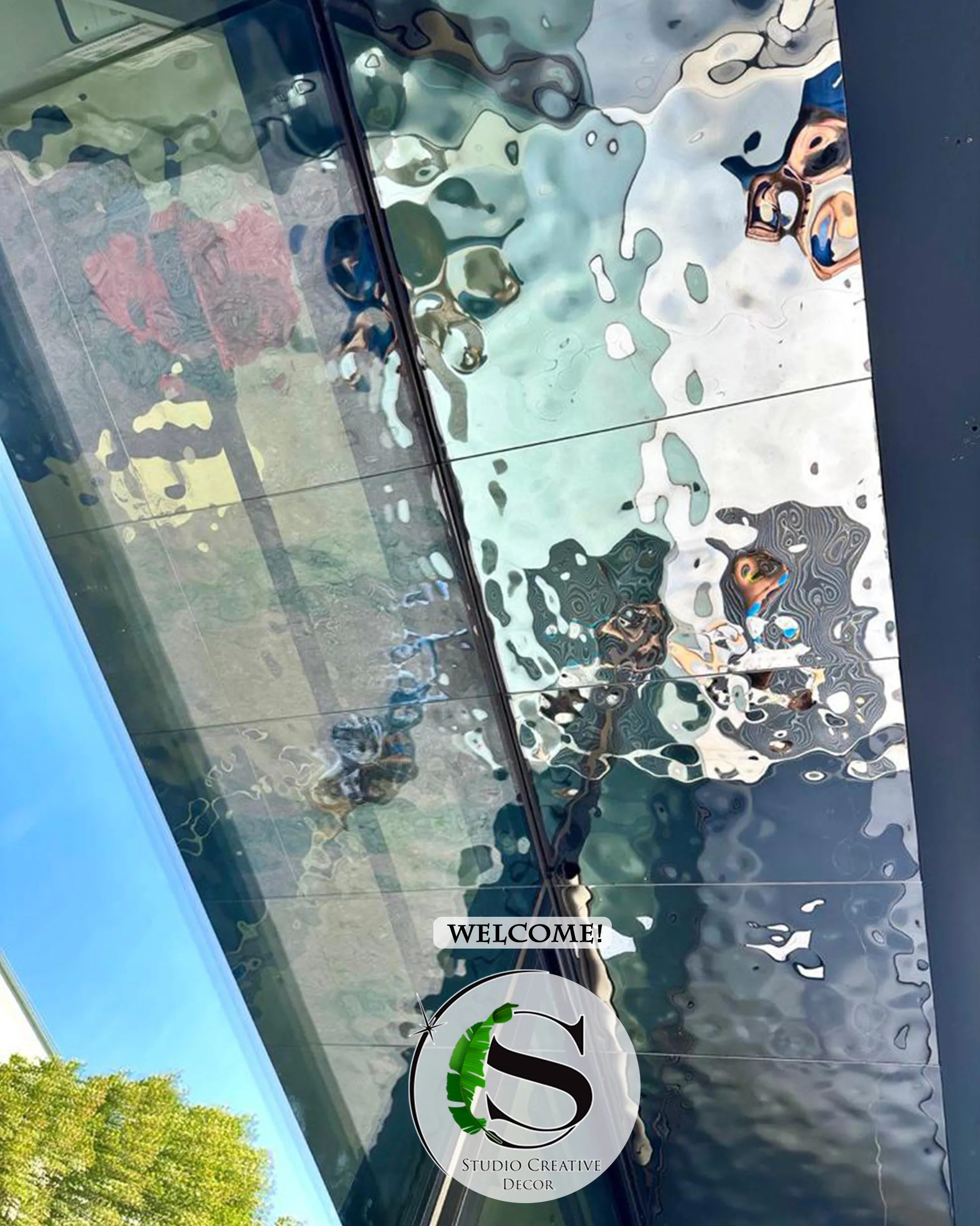 Panel dekoracyjny ze stali nierdzewnej – SILVER fala C002 - obrazek 5