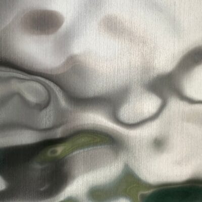 Panel dekoracyjny ze stali nierdzewnej – BLACK fala 001 SATIN (powłoka szczotkowana satynowa)