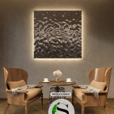 Obraz 3D z panelu dekoracyjnego z podświetleniem LEDowym