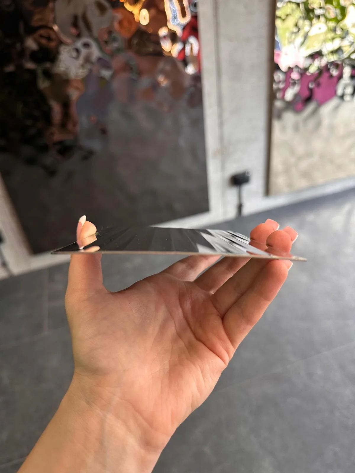 RYFLOWANE Panele Dekoracyjne ze Stali Nierdzewnej - Silver Połysk - obrazek 6