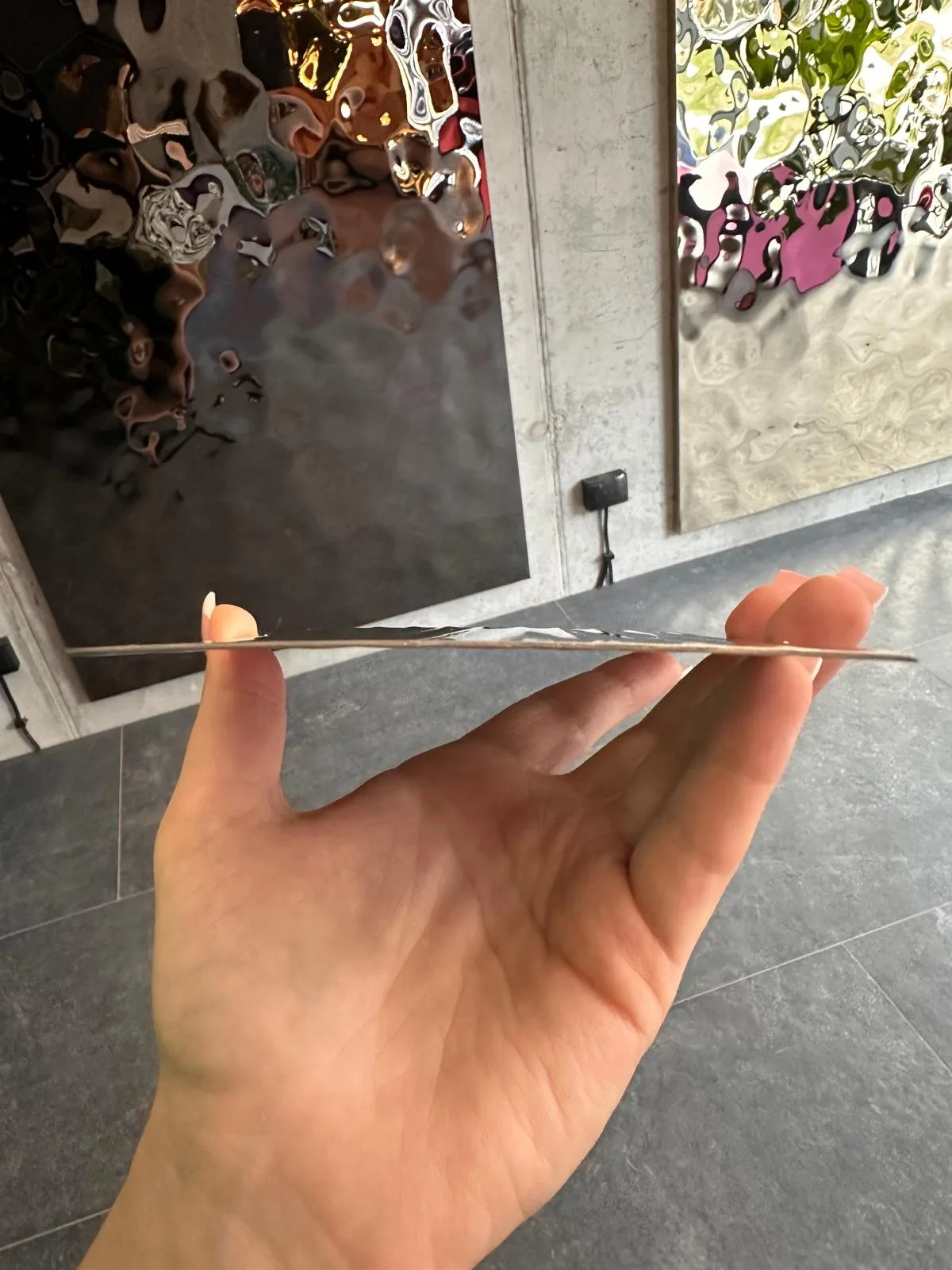 RYFLOWANE Panele Dekoracyjne ze Stali Nierdzewnej - Silver Połysk - obrazek 9