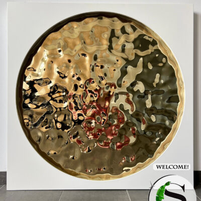 Obraz 3D z panelu dekoracyjnego - CHAMPAGNE