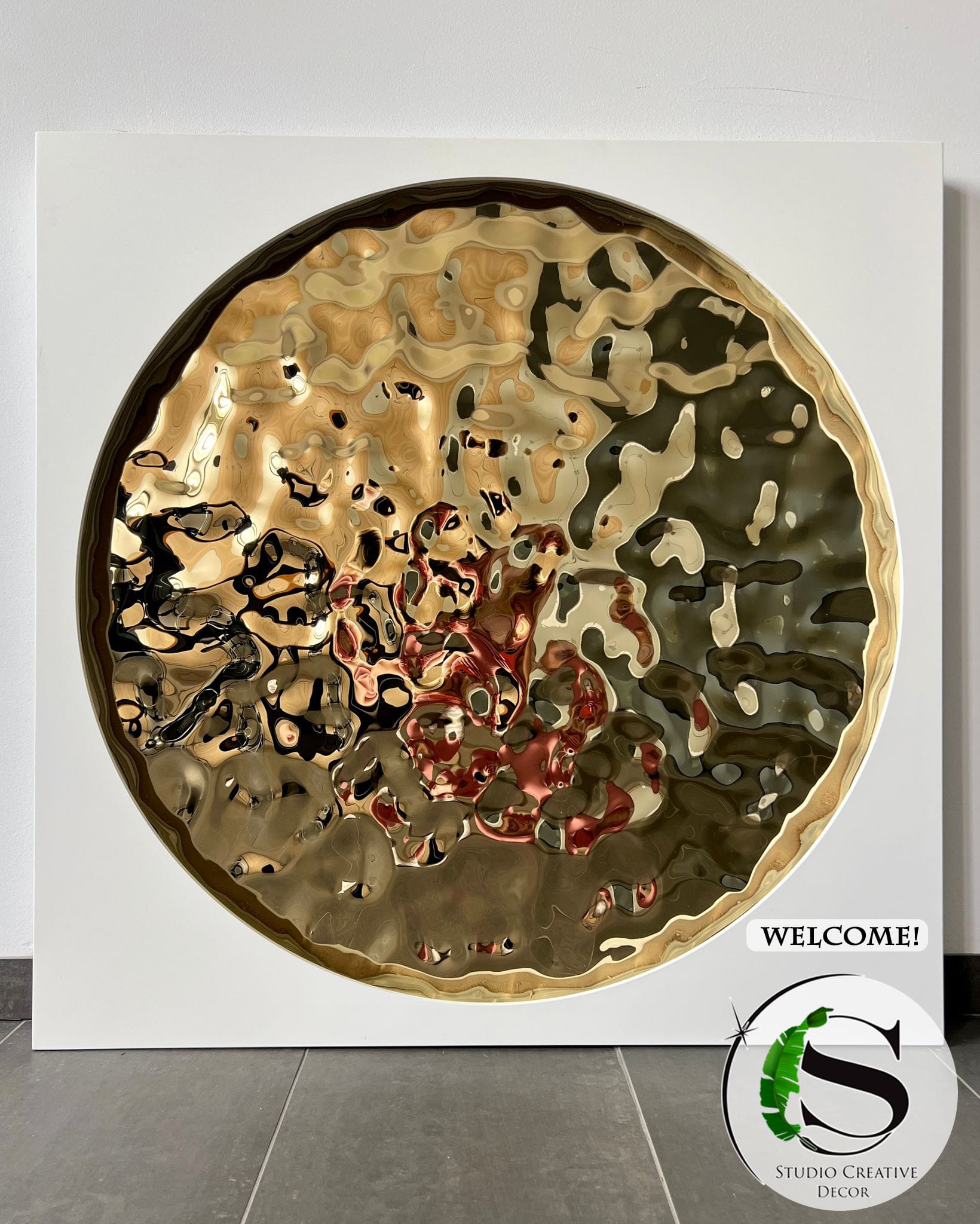 Obraz 3D z panelu dekoracyjnego - CHAMPAGNE