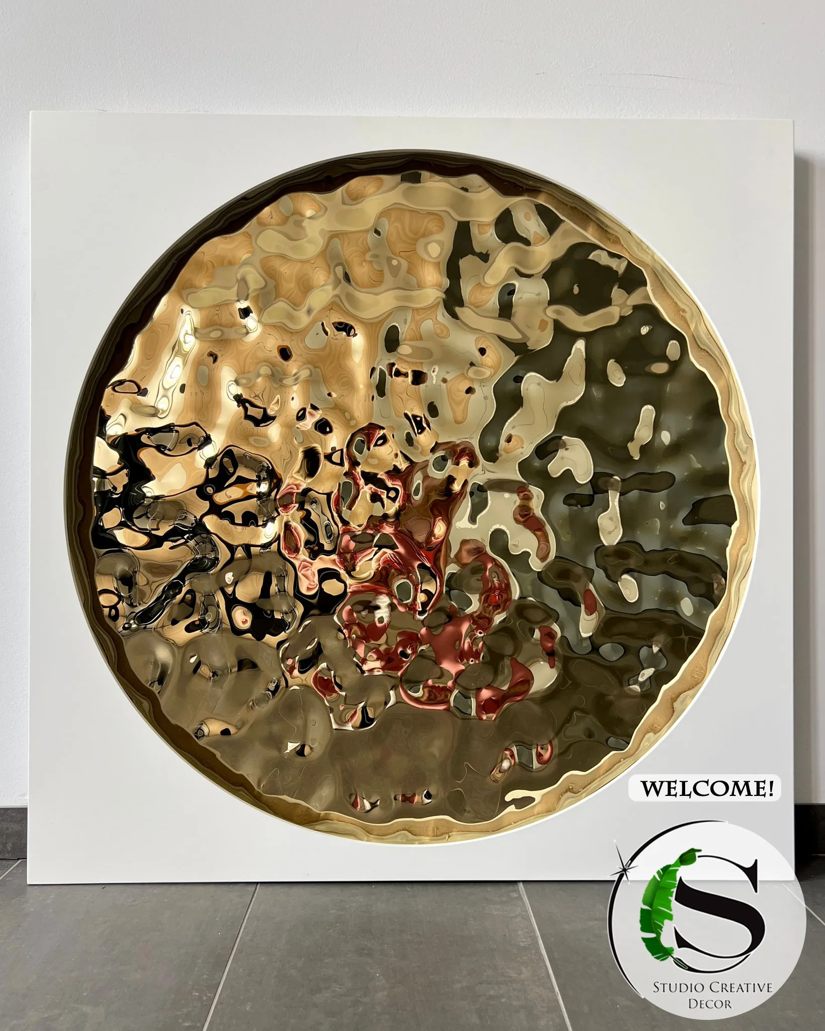 Obraz 3D z panelu dekoracyjnego - CHAMPAGNE