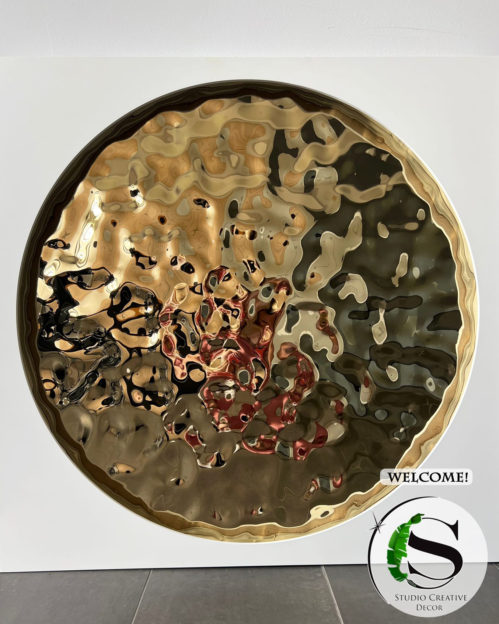 Obraz 3D z panelu dekoracyjnego - CHAMPAGNE - obrazek 3