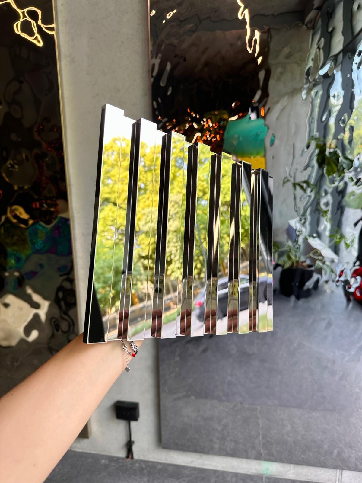 Stalowe lamele dekoracyjne - SILVER - obrazek 5