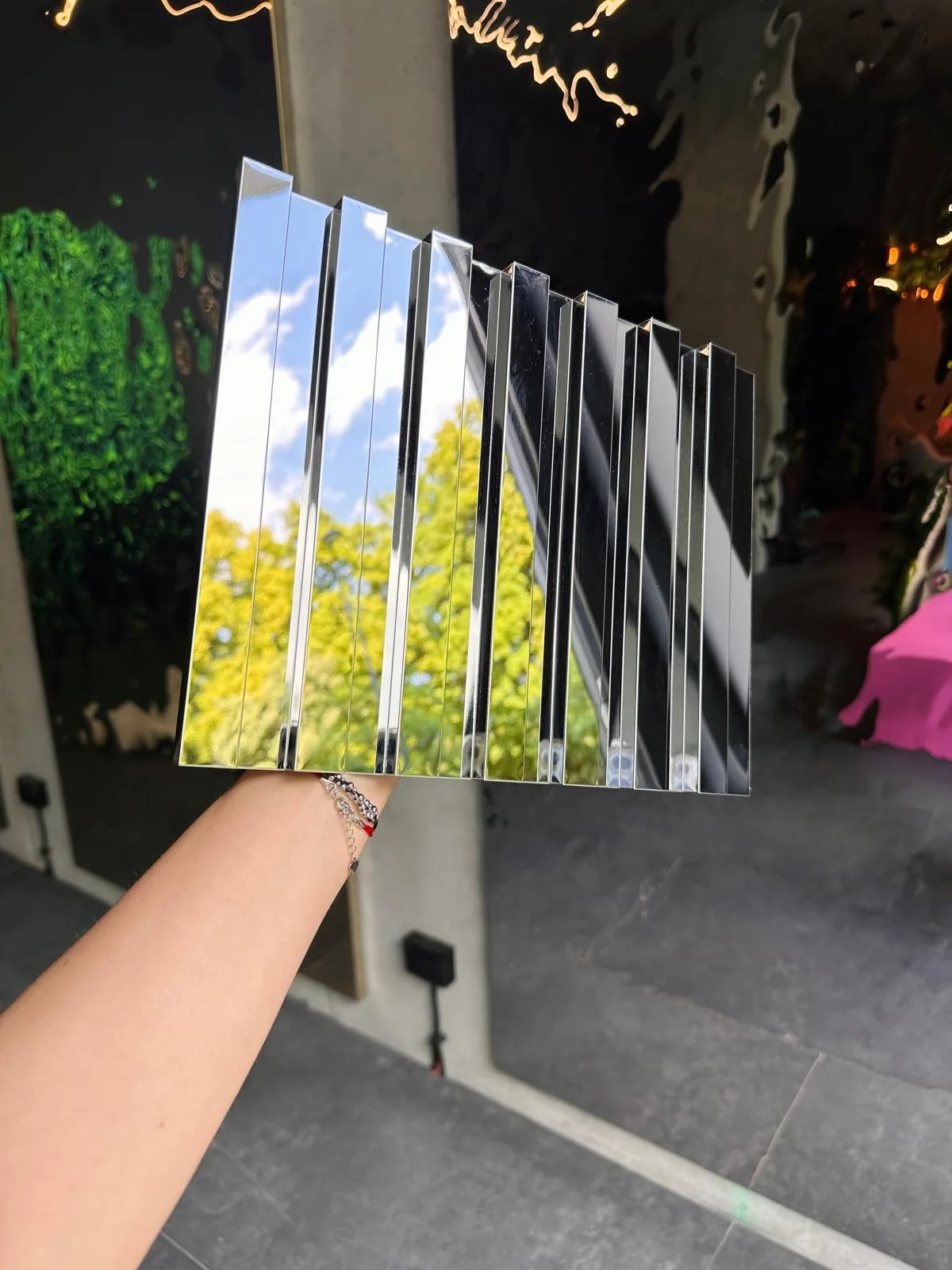 Stalowe lamele dekoracyjne - SILVER - obrazek 3