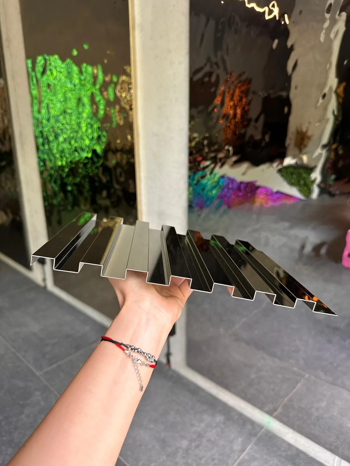 Stalowe lamele dekoracyjne - SILVER - obrazek 4