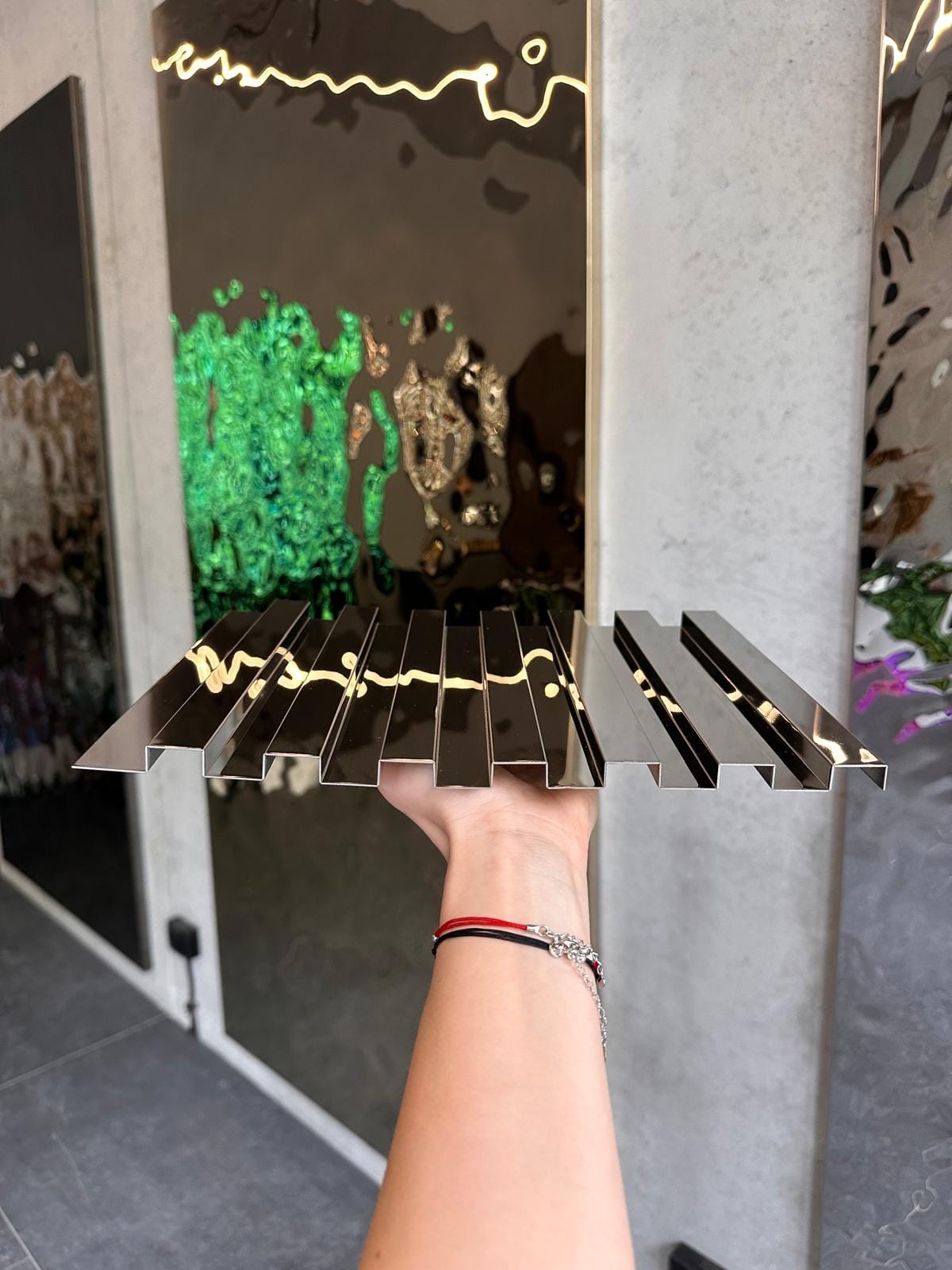 Stalowe lamele dekoracyjne - SILVER - obrazek 7