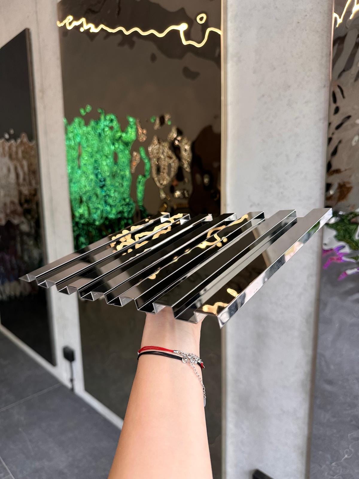 Stalowe lamele dekoracyjne - SILVER - obrazek 8