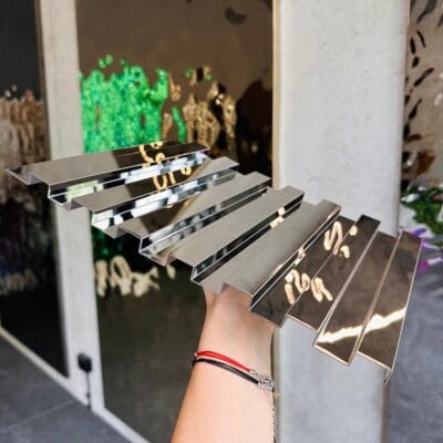 Stalowe lamele dekoracyjne - SILVER