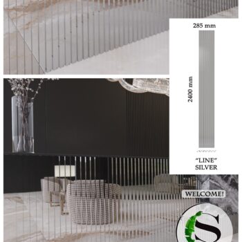 Kolekcja "LINE" - stalowe LAMELE dekoracyjne