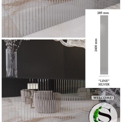 Kolekcja "LINE" - stalowe LAMELE dekoracyjne