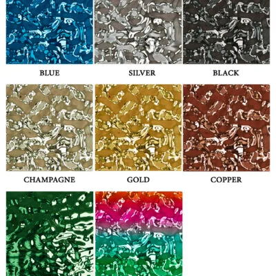 Dekoracja ścienna Wavey - Silver, Gold, Champagne, Copper, Blue, Green, Black